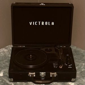 Victrola Vintage 3-Speed Bluetooth Portable Suitcase Record Player